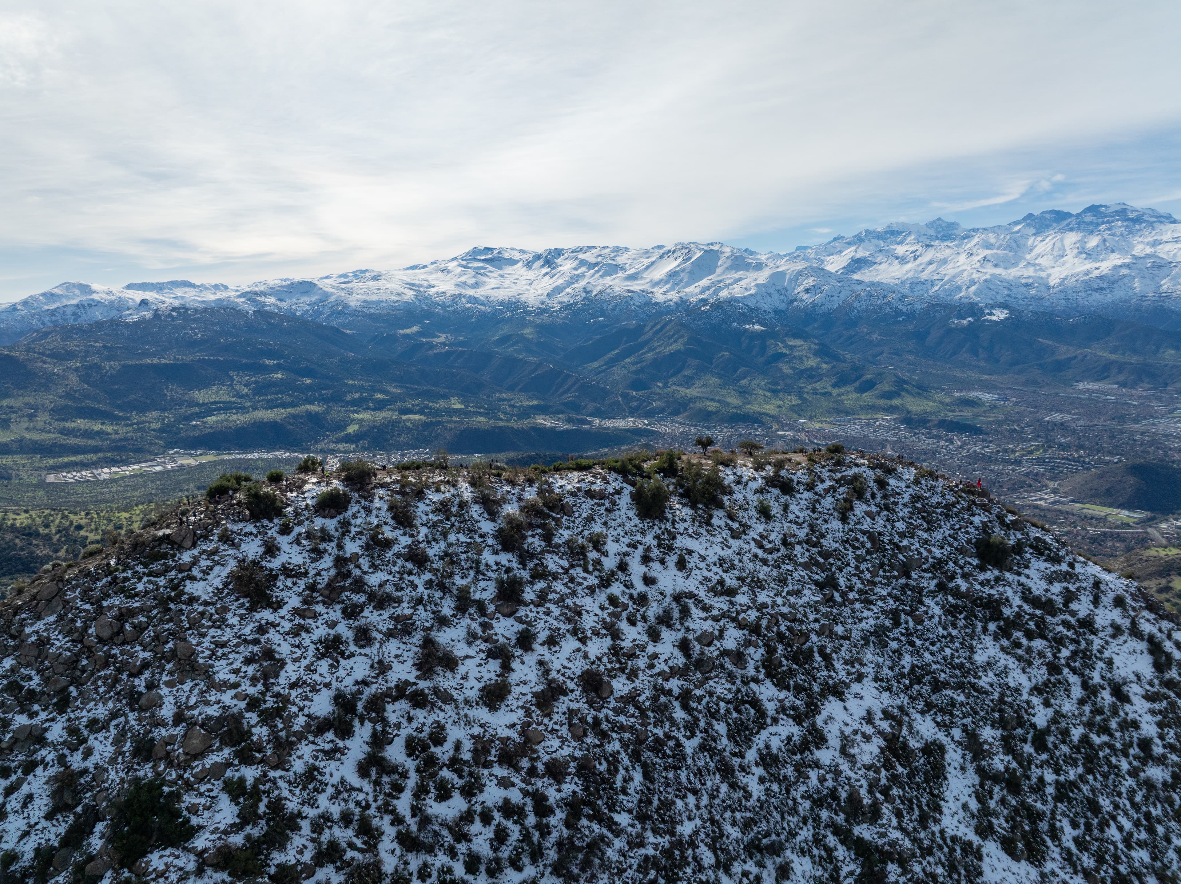 Santiago con nieve still