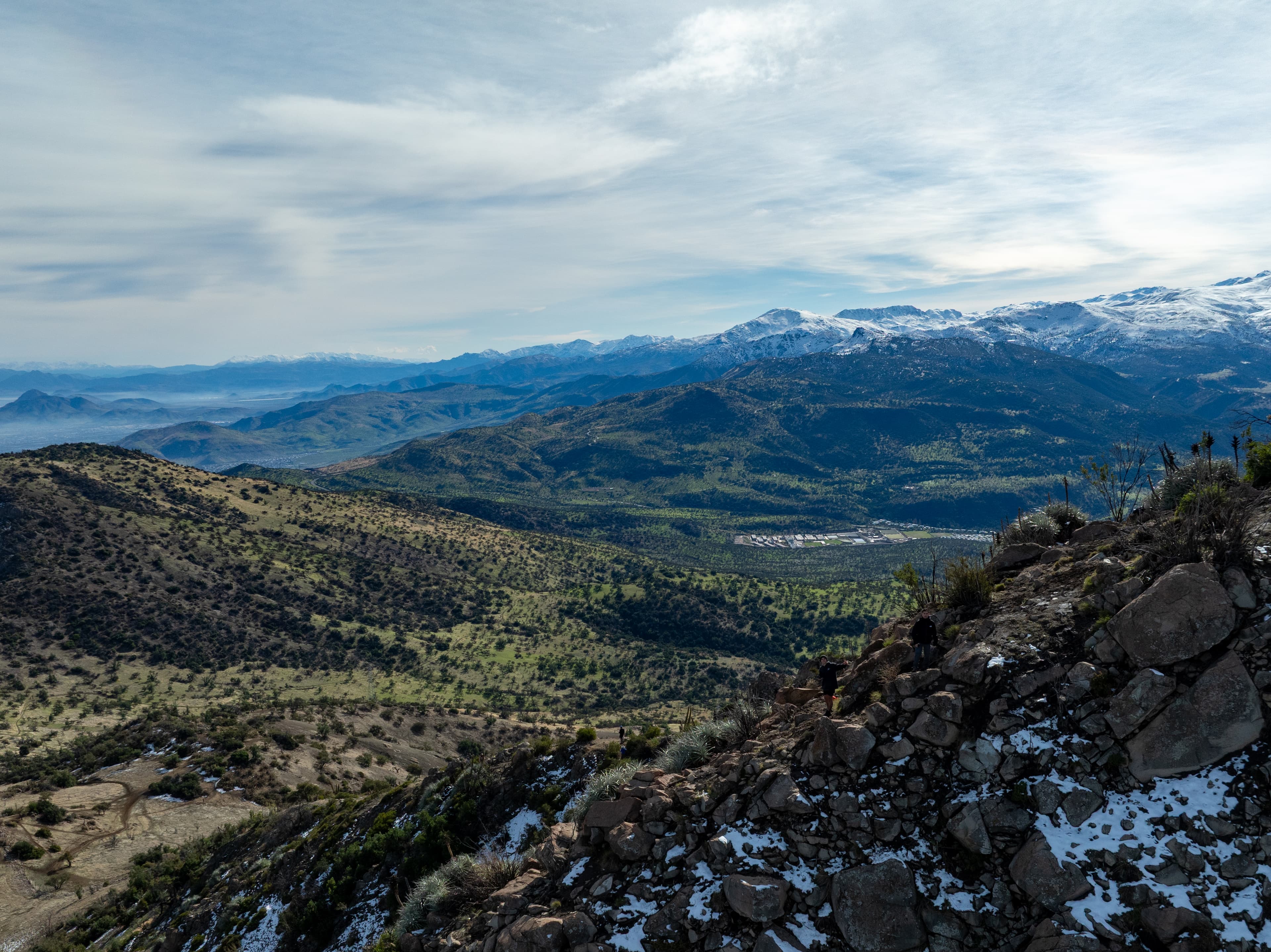 Santiago con nieve still